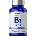 Vitamin B1 -100 mg - 250 tab - støtte for nervesystemet, energi og hjernen