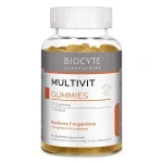 Multivit gummies med 10 vitaminer og sink, velsmakende.